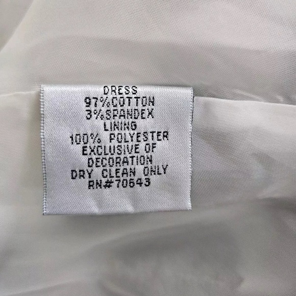 Willow Glen New York Retro 50's Style Dress Size 8 Ivory Blue And Brown. B3 - Picture 4 of 6